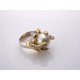 Złoty pierścionek z perłą morską z brylantami KOD PRODUKTU: P 307