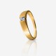 Złoty pierścionek zaręczynowy z brylantem KOD PRODUKTU: PZ 408