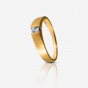 Złoty pierścionek zaręczynowy z brylantem KOD PRODUKTU: PZ 408