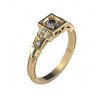 Pierścionek zaręczynowy ZAR 006 Około Złoty pierścionek zaręczynowy z brylantami KOD PRODUKTU: PZ 361