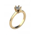 Złoty pierścionek zaręczynowy z brylantami KOD PRODUKTU: PZ 359