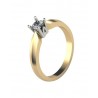 Pierścionek zaręczynowy ZAR 003 Około Złoty pierścionek zaręczynowy z brylantem KOD PRODUKTU: PZ 358