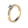 ZAR 002 Około Złoty pierścionek zaręczynowy z brylantami KOD PRODUKTU: PZ 357