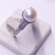 Złoty pierścionek z perłą morską z brylantami KOD PRODUKTU: GAL 565