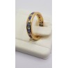 Złoty pierścionek z brylantami i szmaragdami KOD PRODUKTU: GAL 572