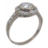 Złoty pierścionek zaręczynowy z brylantami KOD PRODUKTU: PZ 575