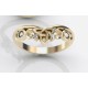 Złoty pierścionek zaręczynowy z brylantami KOD PRODUKTU: PZ 580