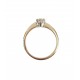 Złoty pierścionek zaręczynowy z diamentem KOD PRODUKTU: PZ 091