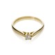 Złoty pierścionek zaręczynowy z diamentem KOD PRODUKTU: PZ 183