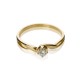 Złoty pierścionek zaręczynowy z brylantem KOD PRODUKTU: PZ 185