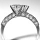 Złoty pierścionek zaręczynowy z brylantami KOD PRODUKTU: PZ 031